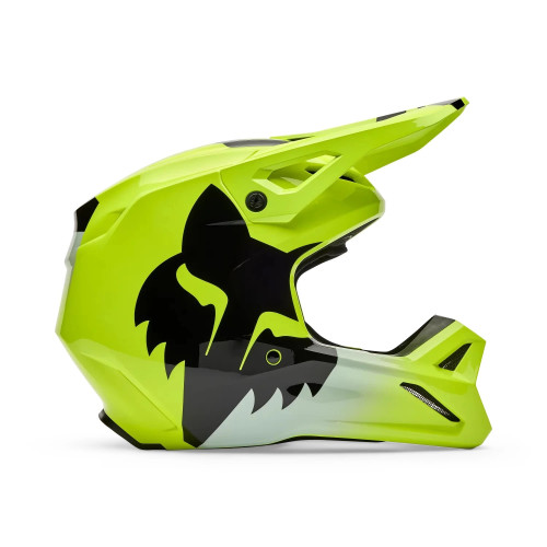 MX-V1 SHIELD HELMET [FLO YLW] 2